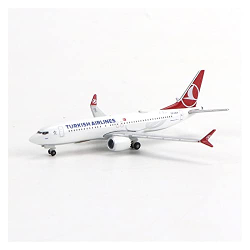 ZYAURA Umweltbild Für: Turkish Airlines B737 737 MAX8 im Maßstab 1:500, Legierungsmaschinenmodell aus Druckguss ZYAURA Umweltbild Für: Turkish Airlines B737 737 MAX8 im Maßstab 1:500, Legierungsmaschinenmodell aus Druckguss von ZYAURA
