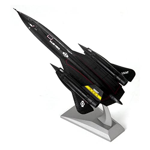 ZYAURA Umweltbild Für: USAF SR-71 Blackbird Scout Alloy SR71 Druckguss-Metallmodell im Maßstab 1:144 von ZYAURA