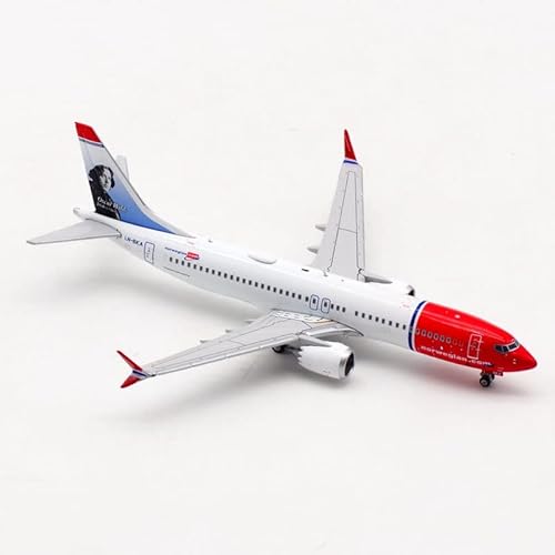 ZYAURA Umweltbild for: 1:400 Scale B737-8MAX LN-BKA Airline Aircraft Model Alloy Aircraft Model von ZYAURA