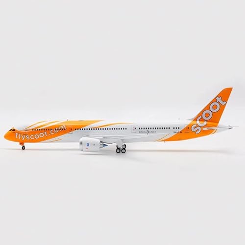 ZYAURA Umweltbild for: Die Casting 1:200 Scale Singapore Scoot B787-9 9V-OJH Alloy Aircraft Model von ZYAURA
