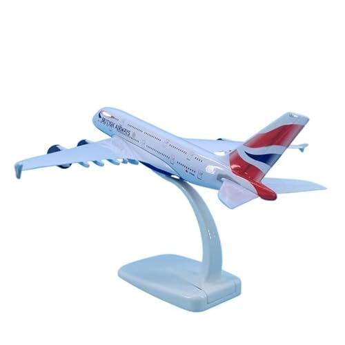 ZYAURA for: 20cm 1/400 Scale Model Aircraft Toy Airbus A380 Model British Airways Die Casting Alloy Aircraft von ZYAURA