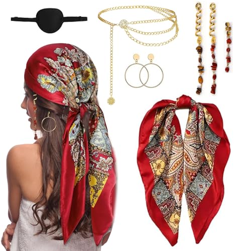 ZYEKIU 1 Satz Piratenkostüm Damen Zubehör Piraten Kostüm Frauen Taillenkette für Halloween Pirat Karneval Pirat Satzpiraten Kostüm Damen Zubehör Piratenkostüm Accessories Pirate Damenpiraten Kopftuch ZYEKIU 1 Satz Piratenkostüm Damen Zubehör Piraten Kostüm Frauen Taillenkette für Halloween Pirat Karneval Pirat Satzpiraten Kostüm Damen Zubehör Piratenkostüm Accessories Pirate Damenpiraten Kopftuch von ZYEKIU