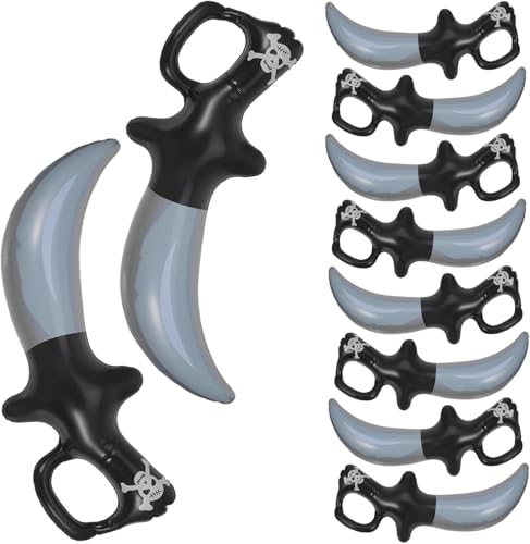ZYEKIU 10 Stück Inflatable Schwert, Piratenkostüm Kinder Spielzeug, Aufblasbar Piratenschwert, Piratenschwert Spielzeug, Schwert Kinder für Geburtstag, Halloween-Kostüm, Piratenpartyzubehör (Typ 3) ZYEKIU 10 Stück Inflatable Schwert, Piratenkostüm Kinder Spielzeug, Aufblasbar Piratenschwert, Piratenschwert Spielzeug, Schwert Kinder für Geburtstag, Halloween-Kostüm, Piratenpartyzubehör (Typ 3) von ZYEKIU