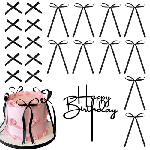 ZYEKIU 21 Stück Schleifen Deko Torten Deko Happy Birthday Tortendeko Cake Topper Geburtstag Tortendeko Cake Topper Hochzeit Enthält 1 Happy Birthday Schild für Geburtstag Party Hochzeit Valentinstag ZYEKIU 21 Stück Schleifen Deko Torten Deko Happy Birthday Tortendeko Cake Topper Geburtstag Tortendeko Cake Topper Hochzeit Enthält 1 Happy Birthday Schild für Geburtstag Party Hochzeit Valentinstag von ZYEKIU