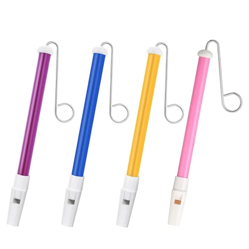ZYEKIU 4 Stück Slide Whistle Instrument Metallgleitflöte Schiebepfeife mit Edelstahl-Gleitstangen für Jungen und Mädchen, Kunststoff KIinder Lotusflöte zum Üben von Musik für Anfänger ZYEKIU 4 Stück Slide Whistle Instrument Metallgleitflöte Schiebepfeife mit Edelstahl-Gleitstangen für Jungen und Mädchen, Kunststoff KIinder Lotusflöte zum Üben von Musik für Anfänger von ZYEKIU