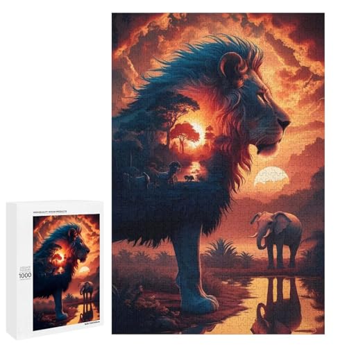 African Lion 1000 Teile Puzzles Für Erwachsene Und Kinder Ab 12 Jahren 1000 PCS African Lion 1000 Teile Puzzles Für Erwachsene Und Kinder Ab 12 Jahren 1000 PCS von ZYGAOKDD
