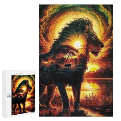 African Lion 1000 Teile Puzzles Für Erwachsene Und Kinder Ab 12 Jahren 1000 PCS African Lion 1000 Teile Puzzles Für Erwachsene Und Kinder Ab 12 Jahren 1000 PCS von ZYGAOKDD