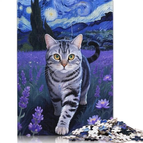 American Shorthair 1000 Stück Puzzles Für Erwachsene | | Family Fun Jigsaws Puzzles 1000 Stück Für Erwachsene Geschenke 1000pcs (75x50cm) von ZYGAOKDD