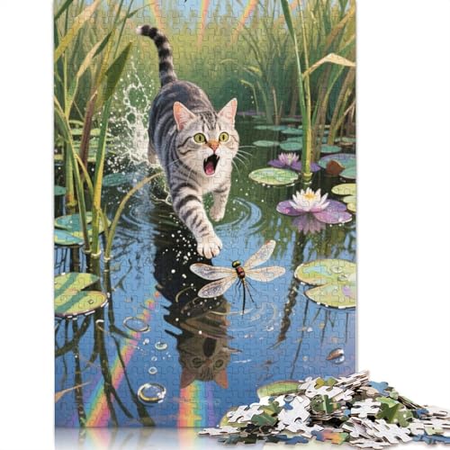 American Shorthair Puzzles 1000 Stück Für Erwachsene Puzzles Für Erwachsene 1000 Stück Puzzle Lernspiele Heimdekoration Puzzle 1000pcs (75x50cm) von ZYGAOKDD