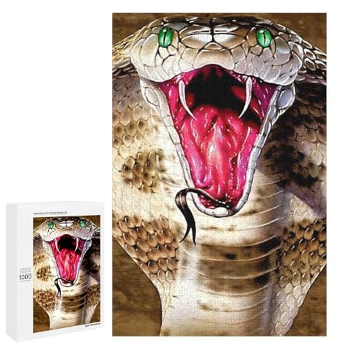 Angry Cobra 1000 Teile Puzzles Für Erwachsene Und Kinder Ab 12 Jahren 1000 PCS Angry Cobra 1000 Teile Puzzles Für Erwachsene Und Kinder Ab 12 Jahren 1000 PCS von ZYGAOKDD