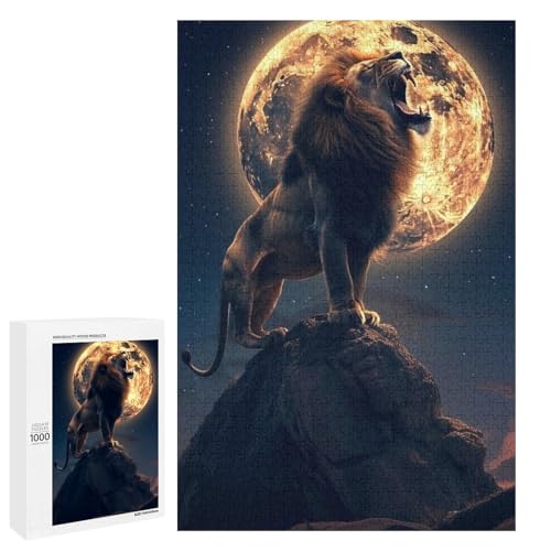 Angry Lion 1000 Teile Puzzles Für Erwachsene Und Kinder Ab 12 Jahren 1000 PCS Angry Lion 1000 Teile Puzzles Für Erwachsene Und Kinder Ab 12 Jahren 1000 PCS von ZYGAOKDD