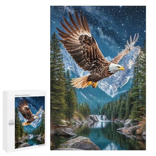 Bald Eagle 1000 Teile Puzzles Für Erwachsene Und Kinder Ab 12 Jahren 1000 PCS von ZYGAOKDD