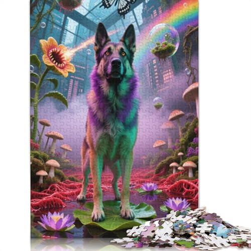 Belgian Malinois Puzzles 1000 Stück Für Erwachsene Puzzles Für Erwachsene 1000 Stück Puzzle Lernspiele Heimdekoration Puzzle 1000pcs (75x50cm) von ZYGAOKDD