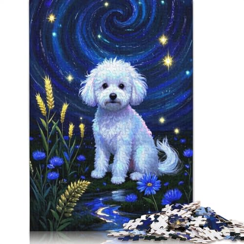 Bichon Frise 1000 Stück Puzzles Für Erwachsene | | Family Fun Jigsaws Puzzles 1000 Stück Für Erwachsene Geschenke 1000pcs (75x50cm) von ZYGAOKDD