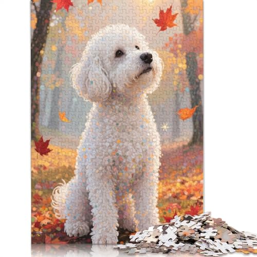 Bichon Frise 1000 Teile Puzzles Für Erwachsene Und Kinder Ab 12 Jahren 1000pcs (75x50cm) von ZYGAOKDD