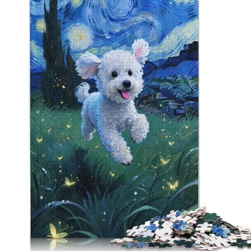 Bichon Frise Puzzles 1000 Stück Für Erwachsene Puzzles Für Erwachsene 1000 Stück Puzzle Lernspiele Heimdekoration Puzzle 1000pcs (75x50cm) von ZYGAOKDD