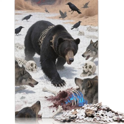 Black Bear 1000 Teile Puzzles Für Erwachsene Puzzles Für Erwachsene 1000 1000pcs (75x50cm) von ZYGAOKDD