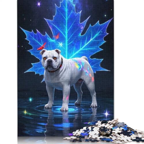 Bulldog Puzzlespiele Für Erwachsene 1000 Jigsaws 1000 Teile Puzzles Für Erwachsene Geschenke 1000pcs (75x50cm) von ZYGAOKDD
