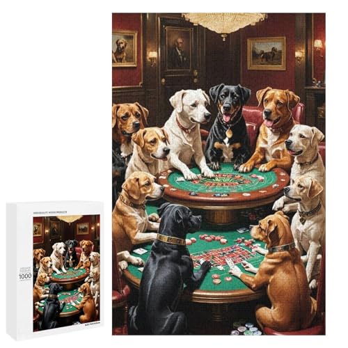 Chess Dogs 1000 Teile Puzzles Für Erwachsene Und Kinder Ab 12 Jahren 1000 PCS Chess Dogs 1000 Teile Puzzles Für Erwachsene Und Kinder Ab 12 Jahren 1000 PCS von ZYGAOKDD