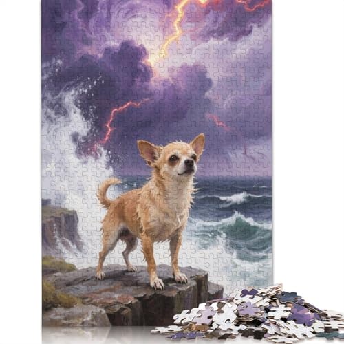 Chihuahua 1000 Teile Puzzles Für Erwachsene Und Kinder Ab 12 Jahren 1000pcs (75x50cm) von ZYGAOKDD