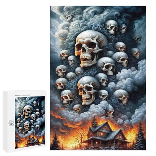 Cloud of Skulls 1000 Teile Puzzles Für Erwachsene Und Kinder Ab 12 Jahren 1000 PCS Cloud of Skulls 1000 Teile Puzzles Für Erwachsene Und Kinder Ab 12 Jahren 1000 PCS von ZYGAOKDD