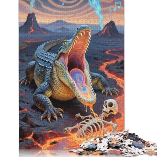 Crocodile Puzzles 1000 Stück Für Erwachsene Puzzles Für Erwachsene 1000 Stück Puzzle Lernspiele Heimdekoration Puzzle 1000pcs (75x50cm) von ZYGAOKDD