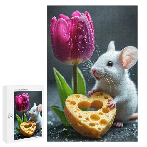 Cute Mouse 1000 Teile Puzzles Für Erwachsene Und Kinder Ab 12 Jahren 1000 PCS von ZYGAOKDD