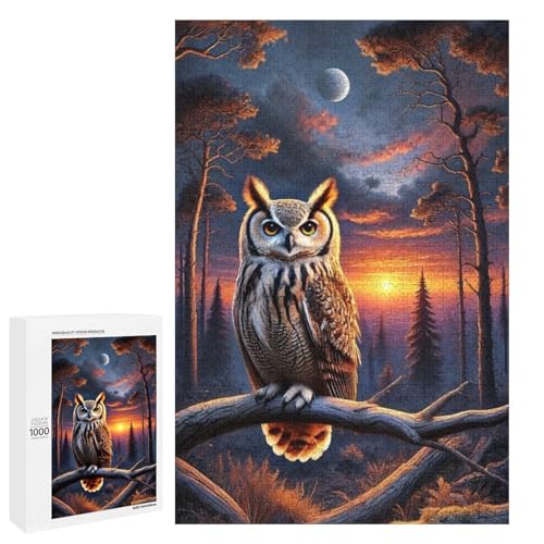 Cute Owl 1000 Teile Puzzles Für Erwachsene Und Kinder Ab 12 Jahren 1000 PCS Cute Owl 1000 Teile Puzzles Für Erwachsene Und Kinder Ab 12 Jahren 1000 PCS von ZYGAOKDD