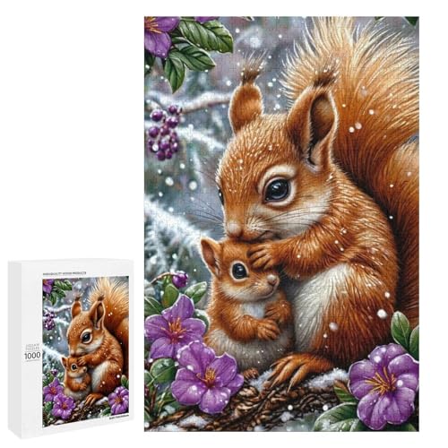 Cute Squirrel 1000 Teile Puzzles Für Erwachsene Und Kinder Ab 12 Jahren 1000 PCS Cute Squirrel 1000 Teile Puzzles Für Erwachsene Und Kinder Ab 12 Jahren 1000 PCS von ZYGAOKDD
