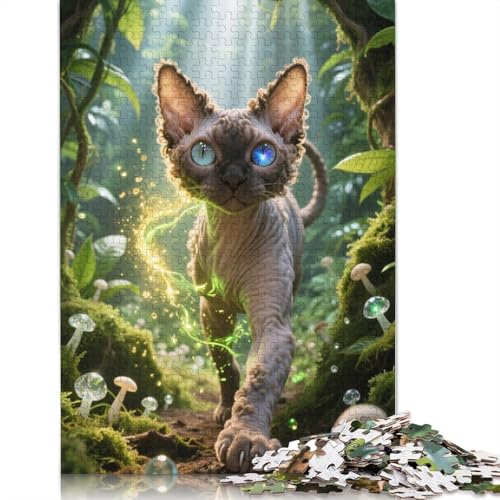 Devon Rex 1000 Teile Puzzles Für Erwachsene Und Kinder Ab 12 Jahren 1000pcs (75x50cm) von ZYGAOKDD