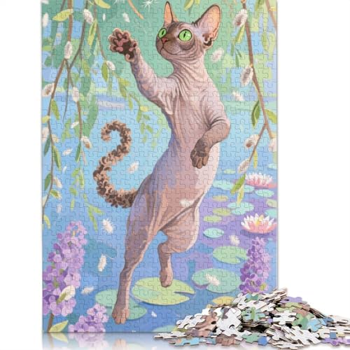 Devon Rex Puzzles 1000 Stück Für Erwachsene Puzzles Für Erwachsene 1000 Stück Puzzle Lernspiele Heimdekoration Puzzle 1000pcs (75x50cm) von ZYGAOKDD