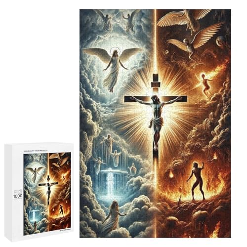 Divine and Demonic Confrontation 1000 Teile Puzzles Für Erwachsene Und Kinder Ab 12 Jahren 1000 PCS Divine and Demonic Confrontation 1000 Teile Puzzles Für Erwachsene Und Kinder Ab 12 Jahren 1000 PCS von ZYGAOKDD