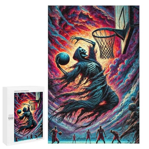Dunking Skulls 1000 Teile Puzzles Für Erwachsene Und Kinder Ab 12 Jahren 1000 PCS von ZYGAOKDD
