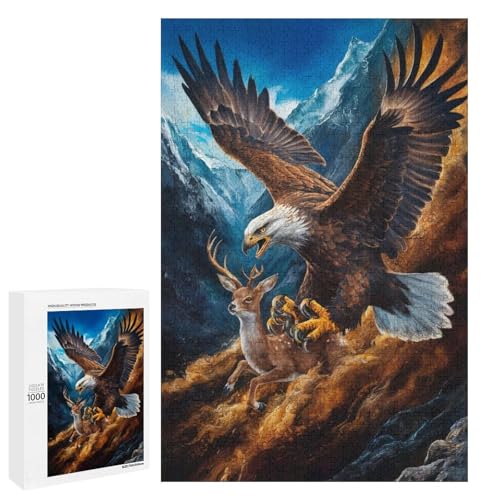Eagle Feeding on Deer 1000 Teile Puzzles Für Erwachsene Und Kinder Ab 12 Jahren 1000 PCS Eagle Feeding on Deer 1000 Teile Puzzles Für Erwachsene Und Kinder Ab 12 Jahren 1000 PCS von ZYGAOKDD
