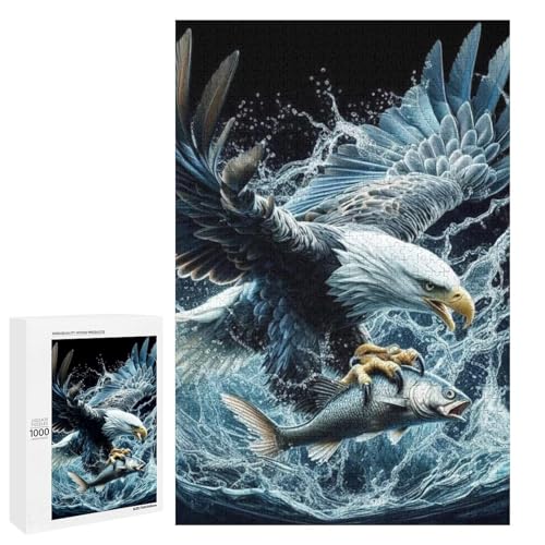 Eagle Fishing 1000 Teile Puzzles Für Erwachsene Und Kinder Ab 12 Jahren 1000 PCS von ZYGAOKDD