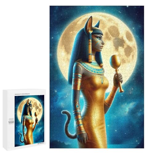 Egyptian Cat God 1000 Teile Puzzles Für Erwachsene Und Kinder Ab 12 Jahren 1000 PCS Egyptian Cat God 1000 Teile Puzzles Für Erwachsene Und Kinder Ab 12 Jahren 1000 PCS von ZYGAOKDD