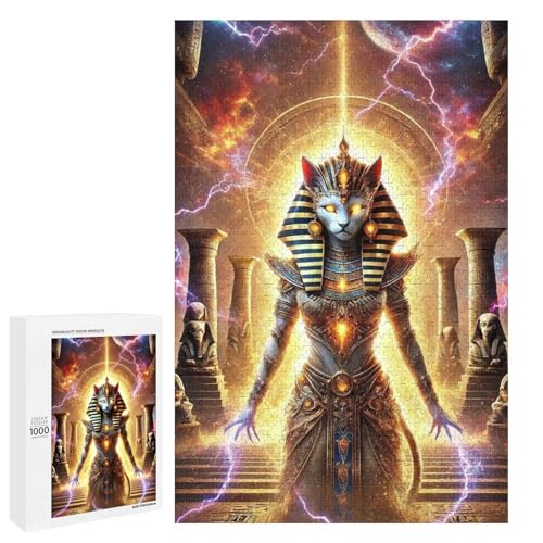 Egyptian Cat Goddess 1000 Teile Puzzles Für Erwachsene Und Kinder Ab 12 Jahren 1000 PCS Egyptian Cat Goddess 1000 Teile Puzzles Für Erwachsene Und Kinder Ab 12 Jahren 1000 PCS von ZYGAOKDD