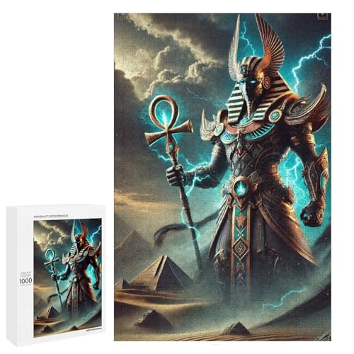 Egyptian Gods 1000 Teile Puzzles Für Erwachsene Und Kinder Ab 12 Jahren 1000 PCS von ZYGAOKDD