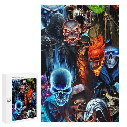 Eternal Skull Visions 1000 Teile Puzzles Für Erwachsene Und Kinder Ab 12 Jahren 1000 PCS Eternal Skull Visions 1000 Teile Puzzles Für Erwachsene Und Kinder Ab 12 Jahren 1000 PCS von ZYGAOKDD