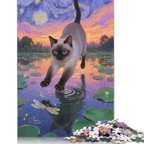 Exotic Shorthair Puzzlespiele Für Erwachsene 1000 Jigsaws 1000 Teile Puzzles Für Erwachsene Geschenke 1000pcs (75x50cm) von ZYGAOKDD