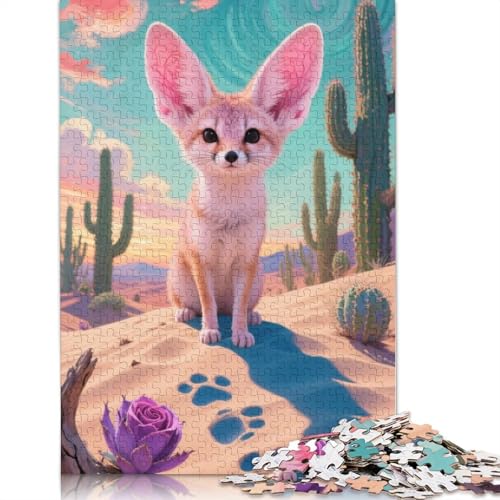 Fennec Fox 1000 Teile Puzzles Für Erwachsene Und Kinder Ab 12 Jahren 1000pcs (75x50cm) von ZYGAOKDD