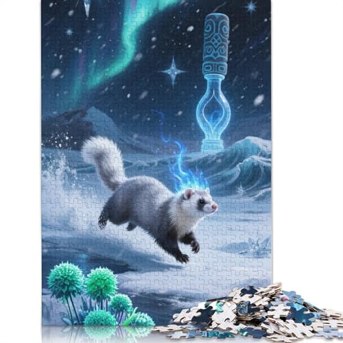 Ferret Puzzles 1000 Stück Für Erwachsene Puzzles Für Erwachsene 1000 Stück Puzzle Lernspiele Heimdekoration Puzzle 1000pcs (75x50cm) von ZYGAOKDD