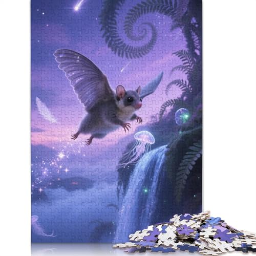 Flying Squirrel Puzzles 1000 Stück Für Erwachsene Puzzles Für Erwachsene 1000 Stück Puzzle Lernspiele Heimdekoration Puzzle 1000pcs (75x50cm) von ZYGAOKDD