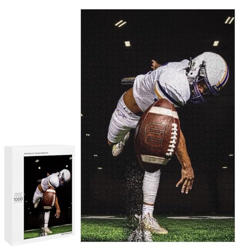 Football Player 1000 Teile Puzzles Für Erwachsene Und Kinder Ab 12 Jahren 1000 PCS von ZYGAOKDD