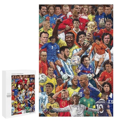 Football Stars 1000 Teile Puzzles Für Erwachsene Und Kinder Ab 12 Jahren 1000 PCS Football Stars 1000 Teile Puzzles Für Erwachsene Und Kinder Ab 12 Jahren 1000 PCS von ZYGAOKDD