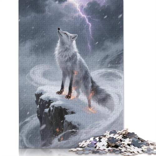 Fox 1000 Teile Puzzles Für Erwachsene Und Kinder Ab 12 Jahren 1000pcs (75x50cm) von ZYGAOKDD