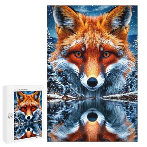Fox Reflection 1000 Teile Puzzles Für Erwachsene Und Kinder Ab 12 Jahren 1000 PCS Fox Reflection 1000 Teile Puzzles Für Erwachsene Und Kinder Ab 12 Jahren 1000 PCS von ZYGAOKDD