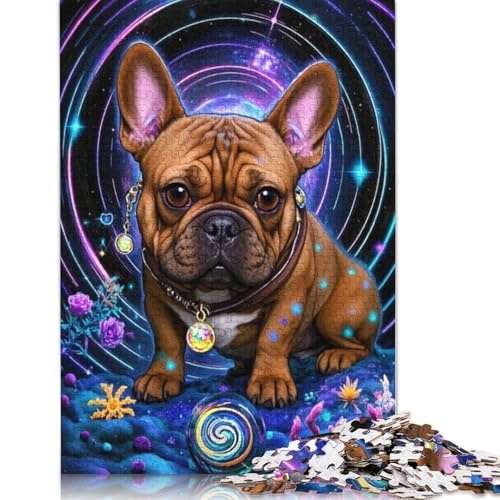 French Bulldog Puzzles 1000 Stück Für Erwachsene Puzzles Für Erwachsene 1000 Stück Puzzle Lernspiele Heimdekoration Puzzle 1000pcs (75x50cm) von ZYGAOKDD