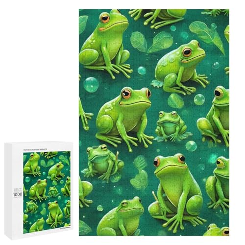 Frogs 1000 Teile Puzzles Für Erwachsene Und Kinder Ab 12 Jahren 1000 PCS von ZYGAOKDD