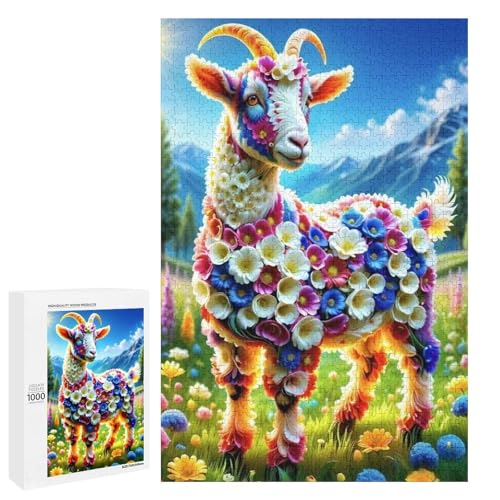 Goats 1000 Teile Puzzles Für Erwachsene Und Kinder Ab 12 Jahren 1000 PCS von ZYGAOKDD